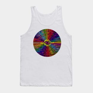 Psychedelic Abstract colourful work 260 Crest Tank Top